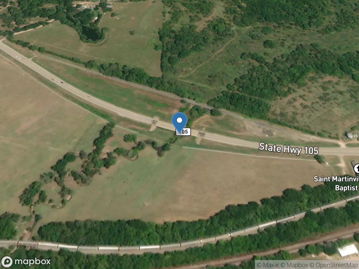 Grassy Creek at SH 105 near Navasota, TX location