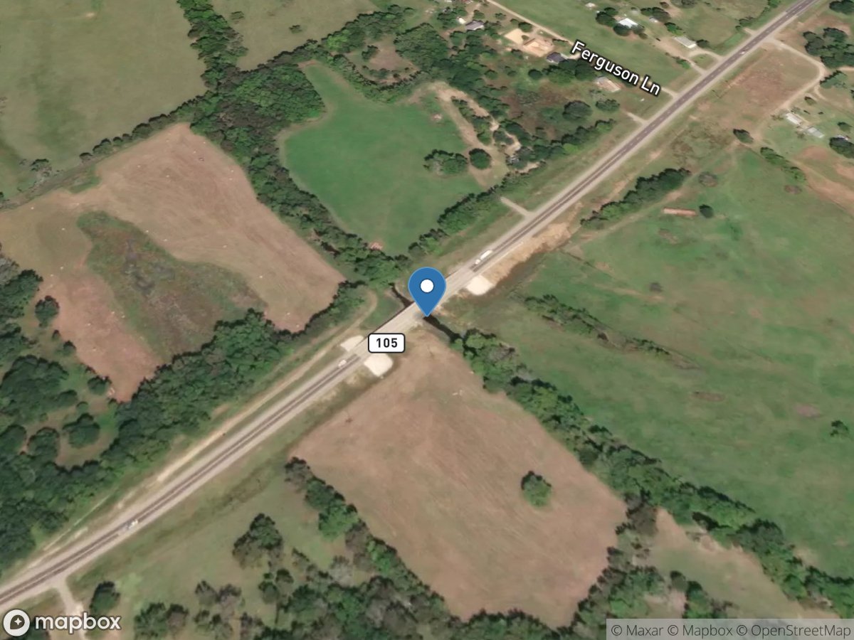 Rocky Creek at SH 105 near Brenham, TX location