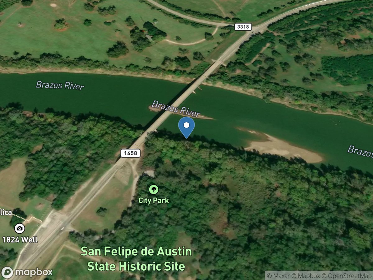 Brazos Rv at San Felipe, TX location