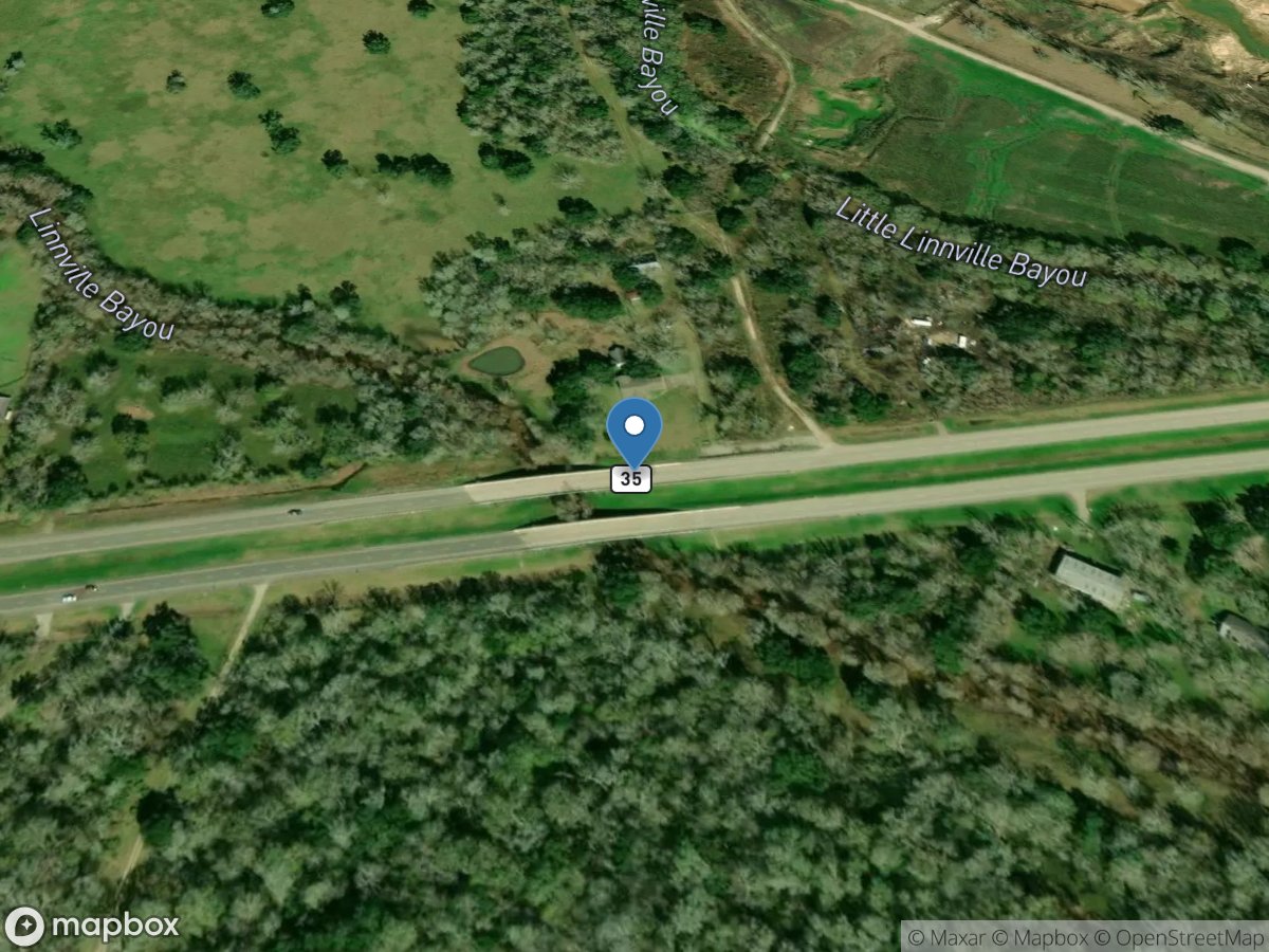 Linnville Bayou at SH 35 near Van Vleck, TX location