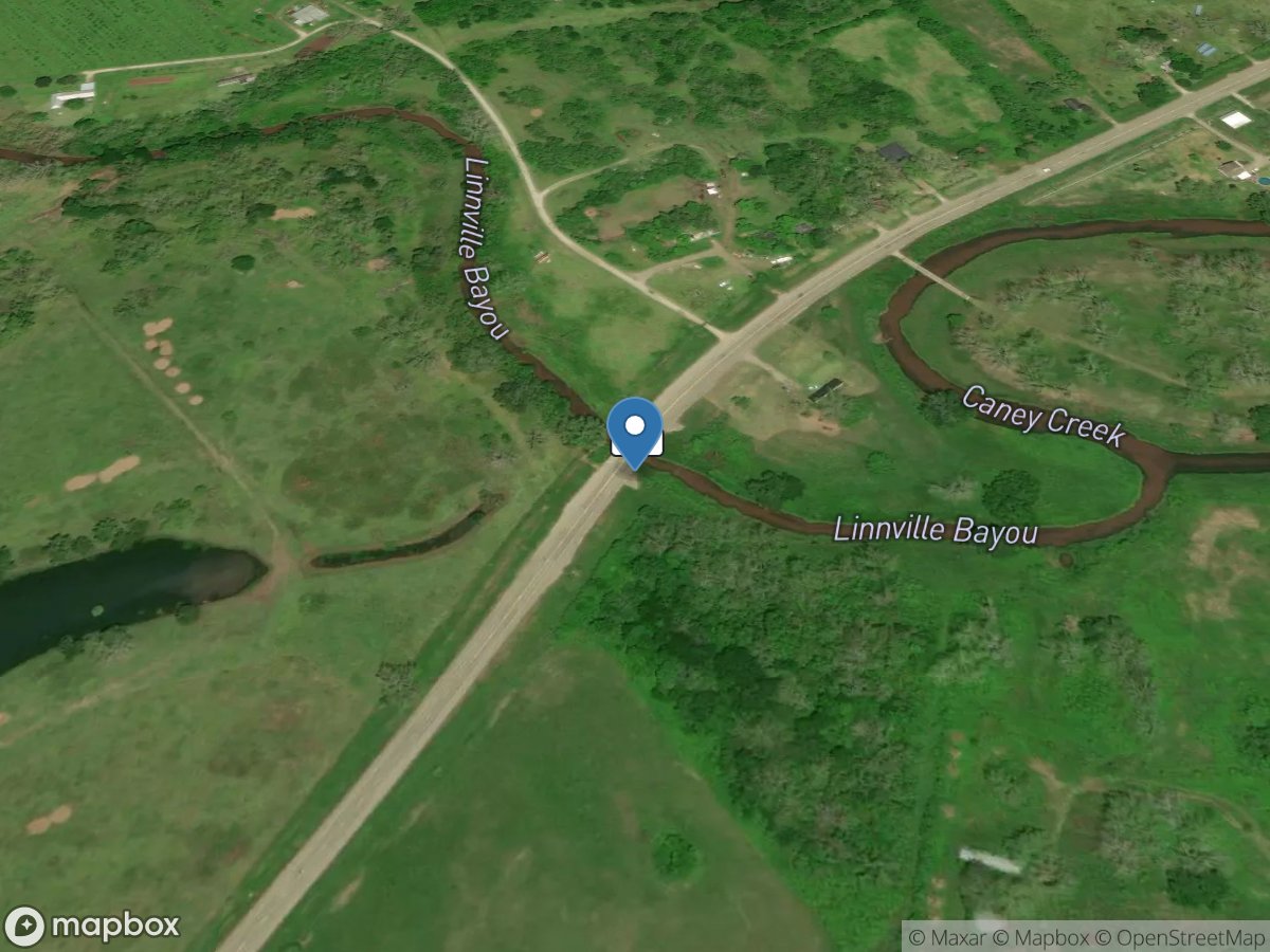 Linnville Bayou at FM 521 near Cedar Lane, TX location