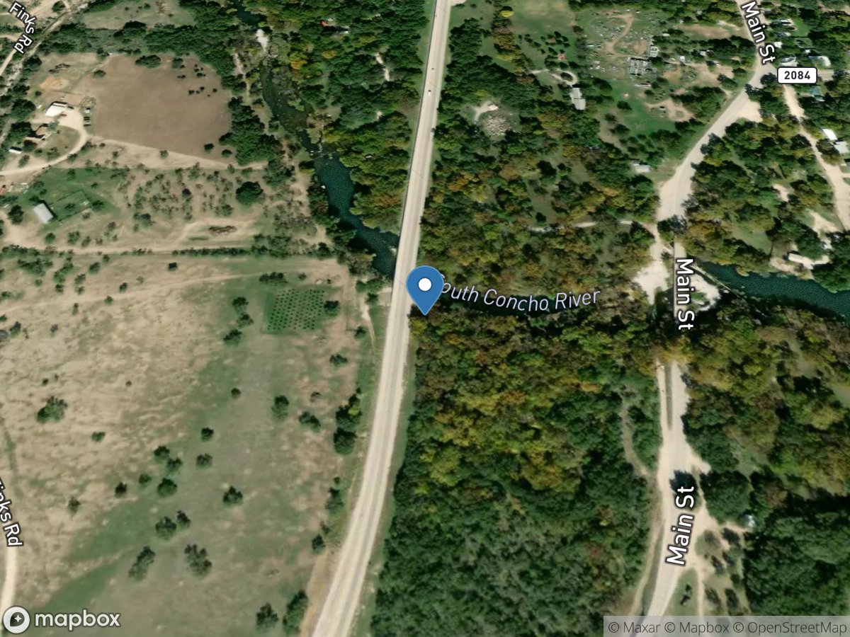 S Concho Rv at Christoval, TX location