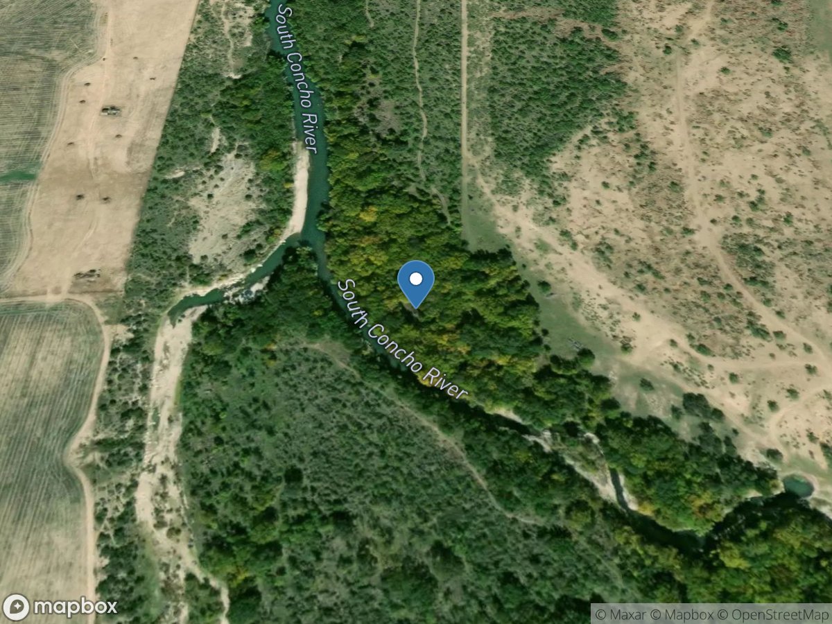 S Concho Rv above Twin Buttes Reservoir near San Angelo, TX location