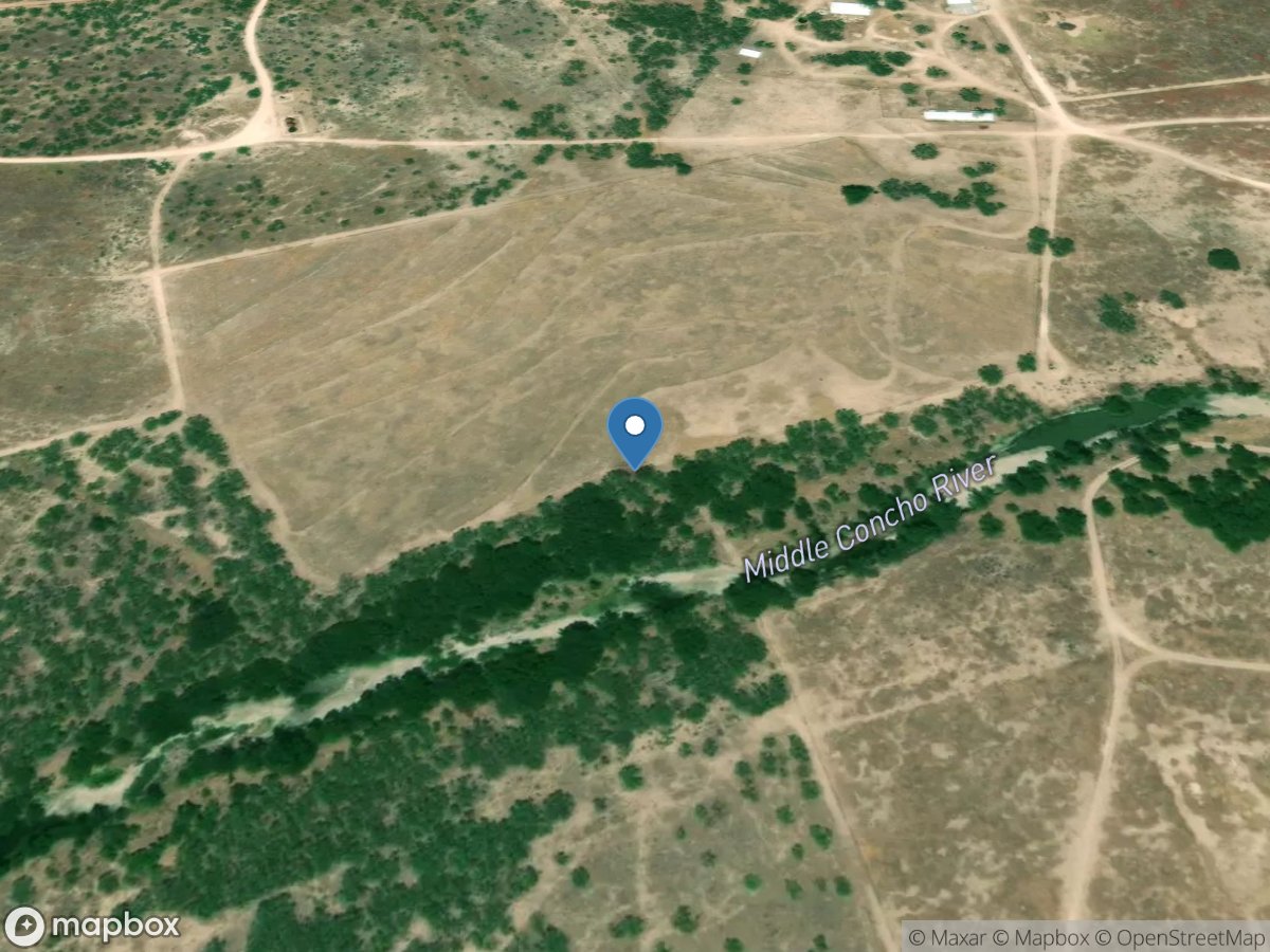 Middle Concho Rv above Tankersley, TX location