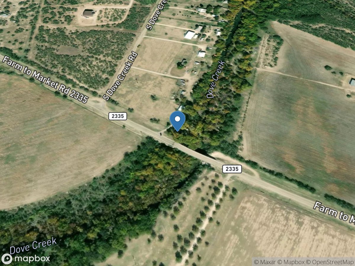 Dove Creek at Knickerbocker, TX location