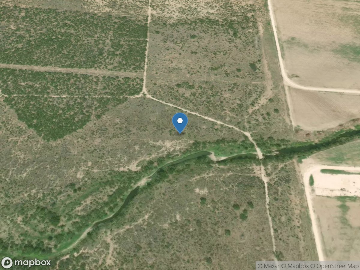 N Concho Rv above Sterling City, TX location