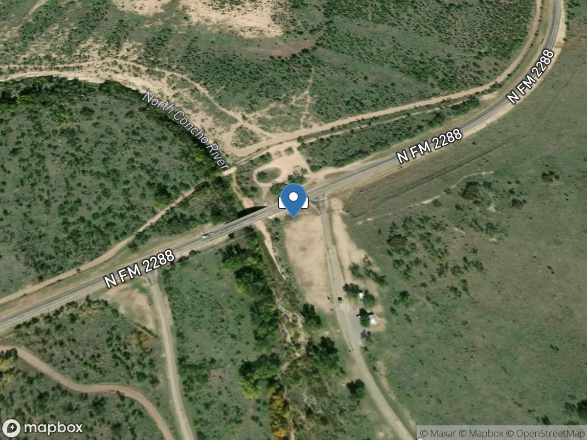 N Concho Rv near Grape Creek, TX location