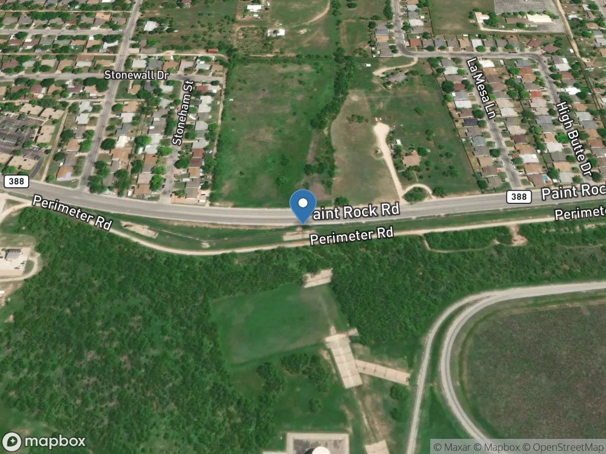 Unm Tributary Concho Rv at Paintrock Rd, San Angelo, TX location