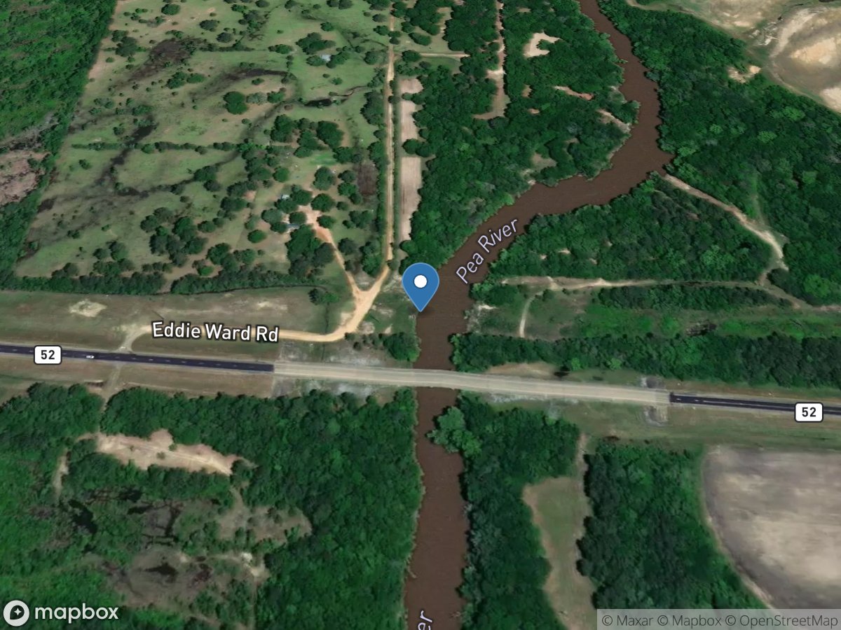 Pea River near Samson AL location