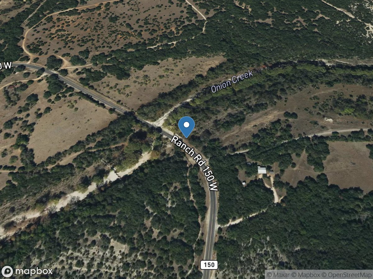 Onion Creek near Driftwood, TX location