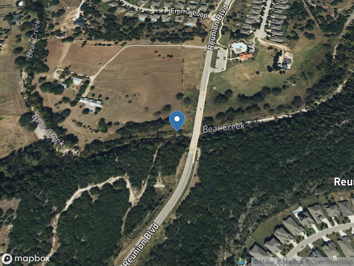 Bear Creek bl FM 1826 near Driftwood, TX location