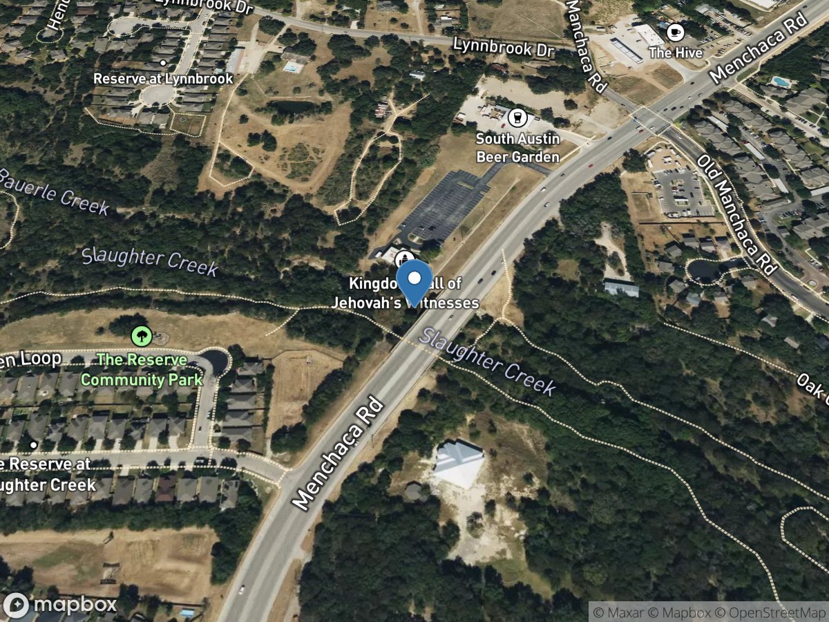 Slaughter Creek at FM 2304 near Austin, TX location