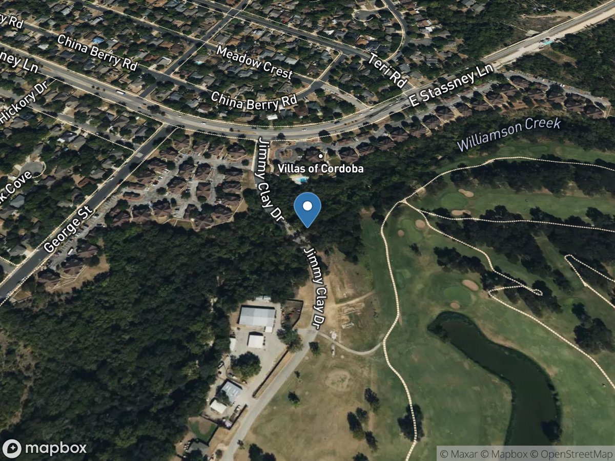 Williamson Creek at Jimmy Clay Rd, Austin, TX location