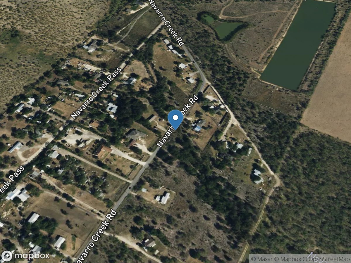 Eastern Tributary to Dry Creek near Del Valle, TX location