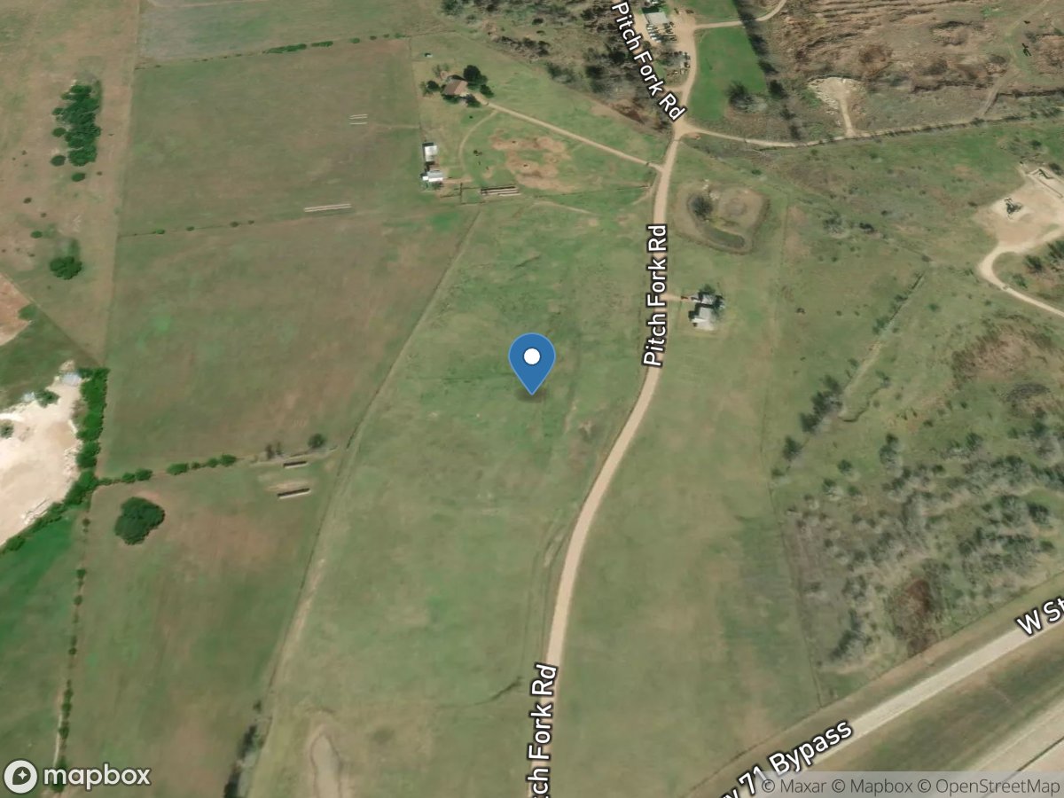 Colorado Rv above La Grange, TX location