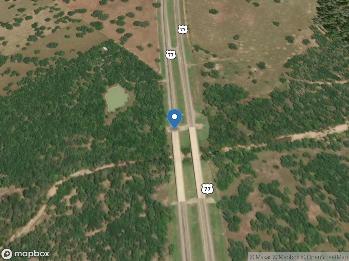 Chicolette Creek at US 77 near Yoakum, TX location