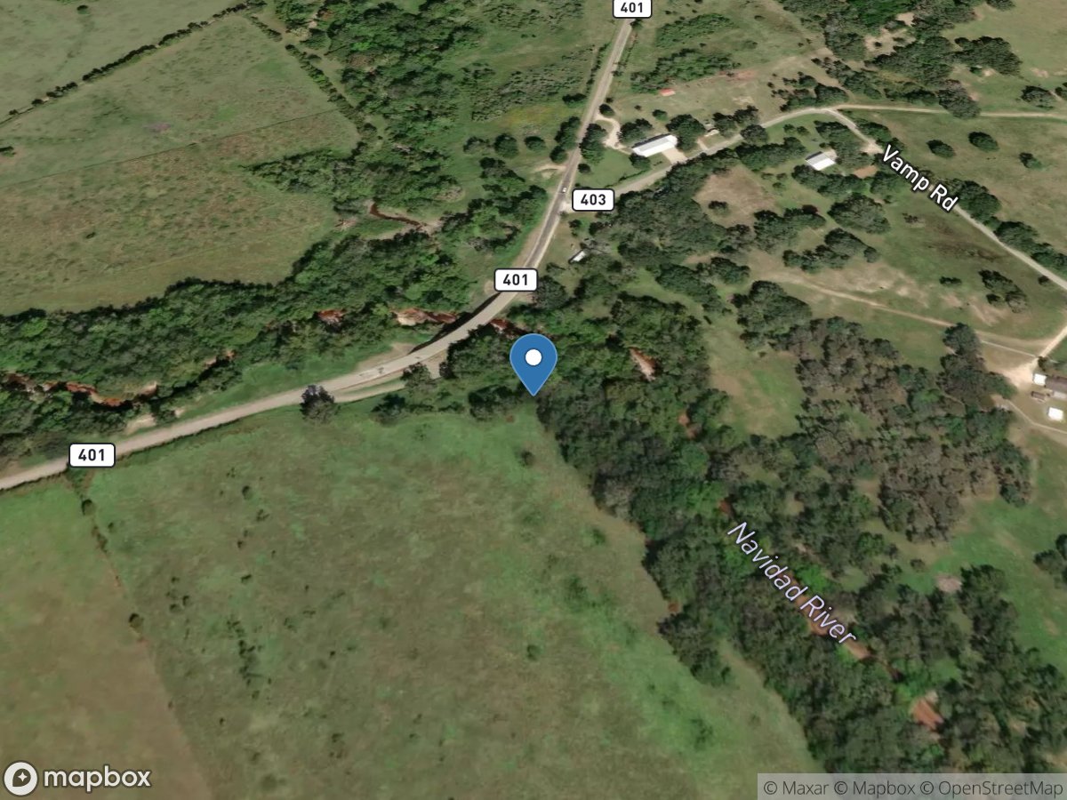 Navidad Rv at Strane Pk near Edna, TX location