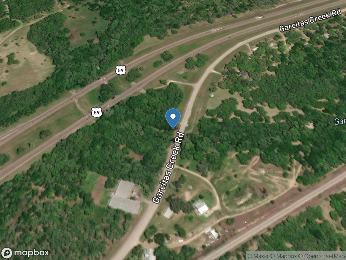 Garcitas Creek near Inez, TX location