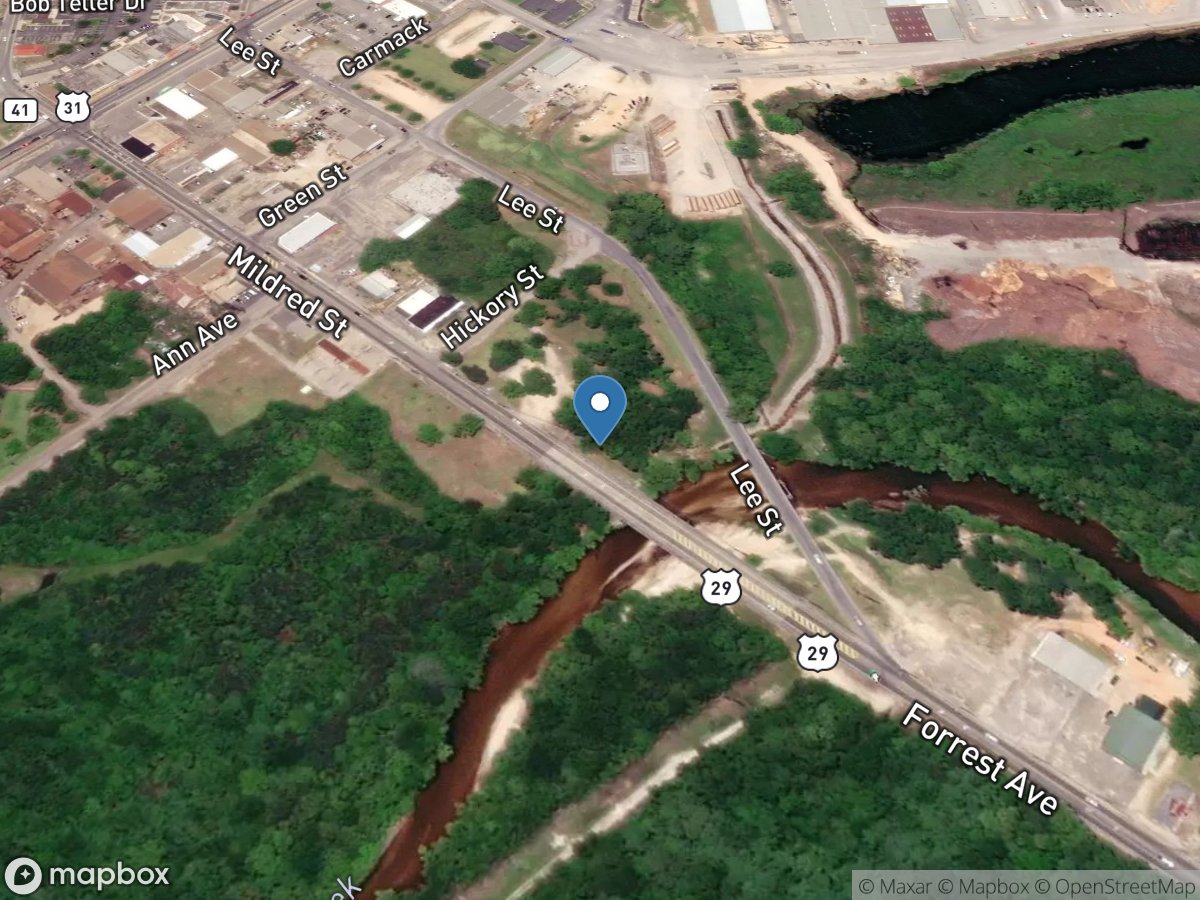 Murder Creek at State Highway 41 at Brewton, Al. location