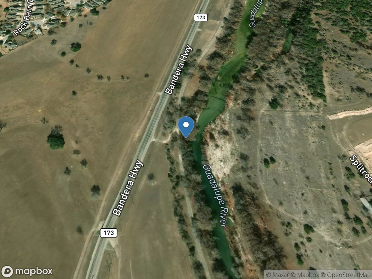 Guadalupe Rv near Center Point, TX location