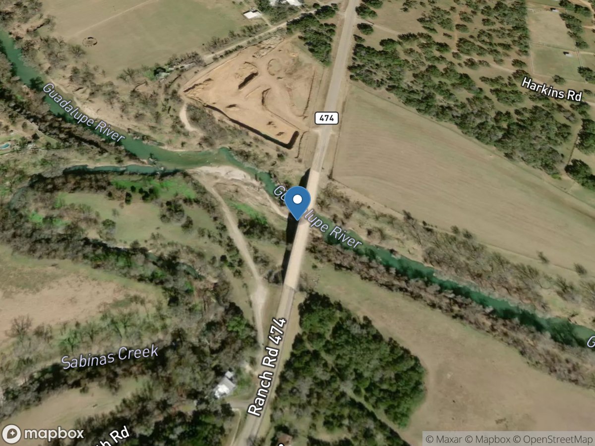 Guadalupe Rv at FM 474 near Bergheim, TX location