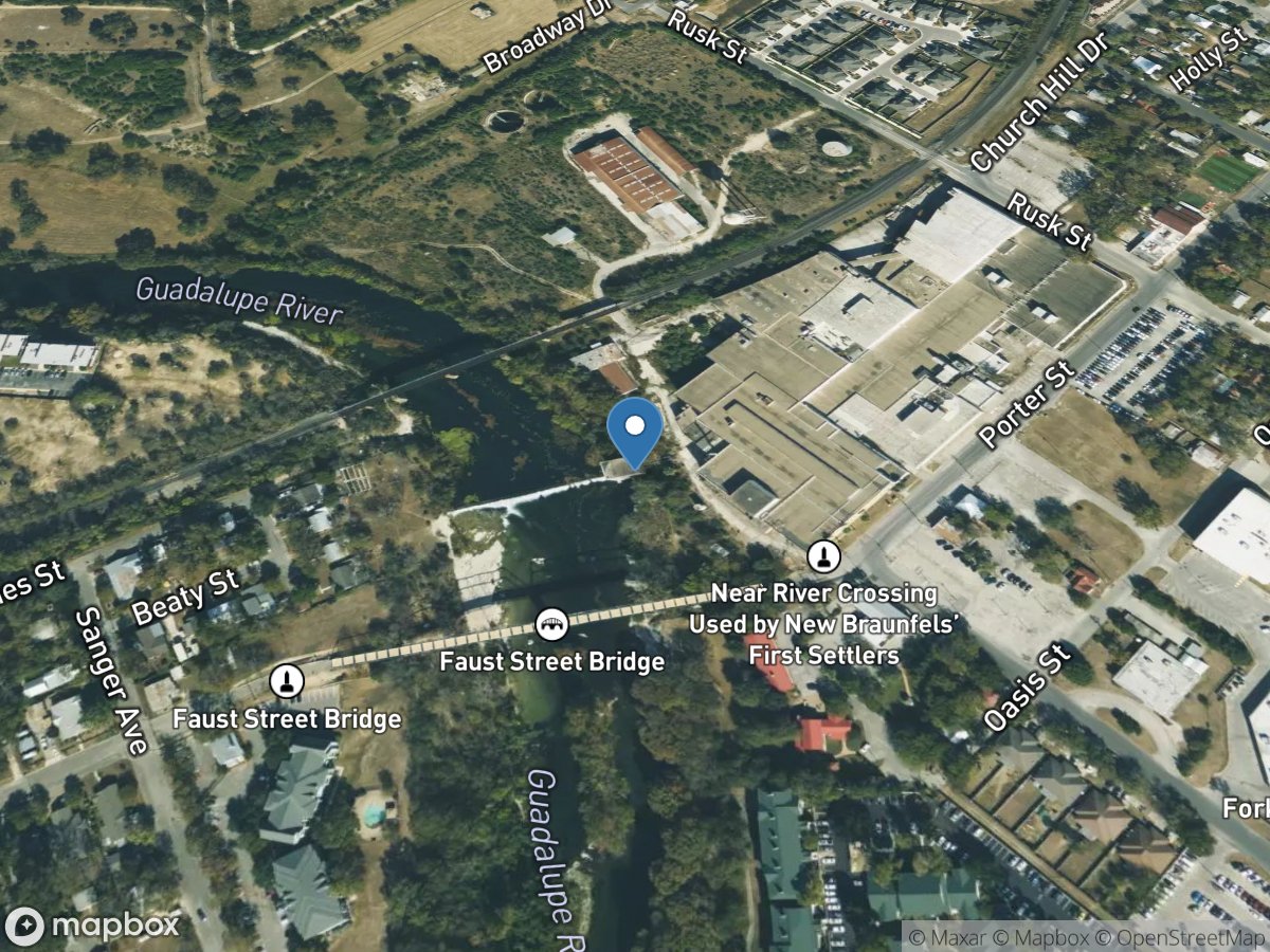 Guadalupe Rv at New Braunfels, TX location