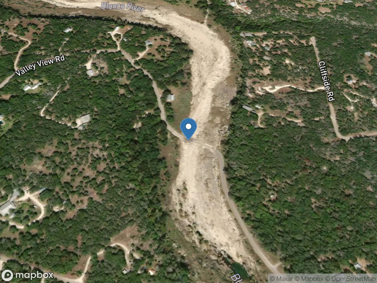 Blanco Rv at Valley View Road near Fischer, TX location