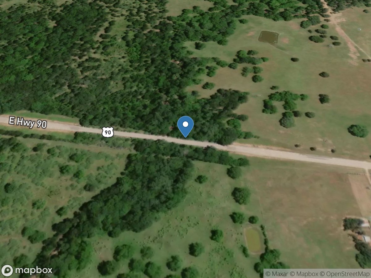 Peach Creek at Highway 90 near Waelder, TX location