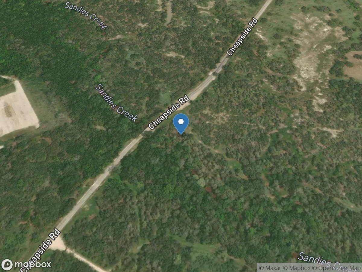 Sandies Creek near Westhoff, TX location