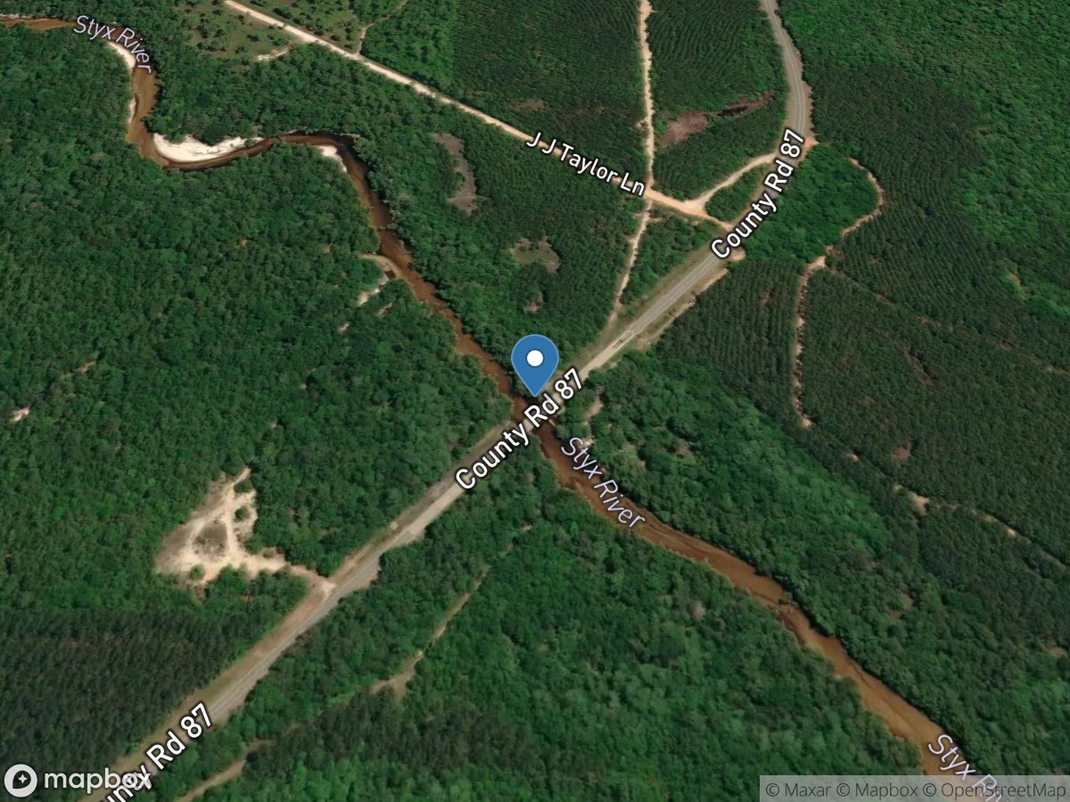 Styx River near Elsanor, Al. location