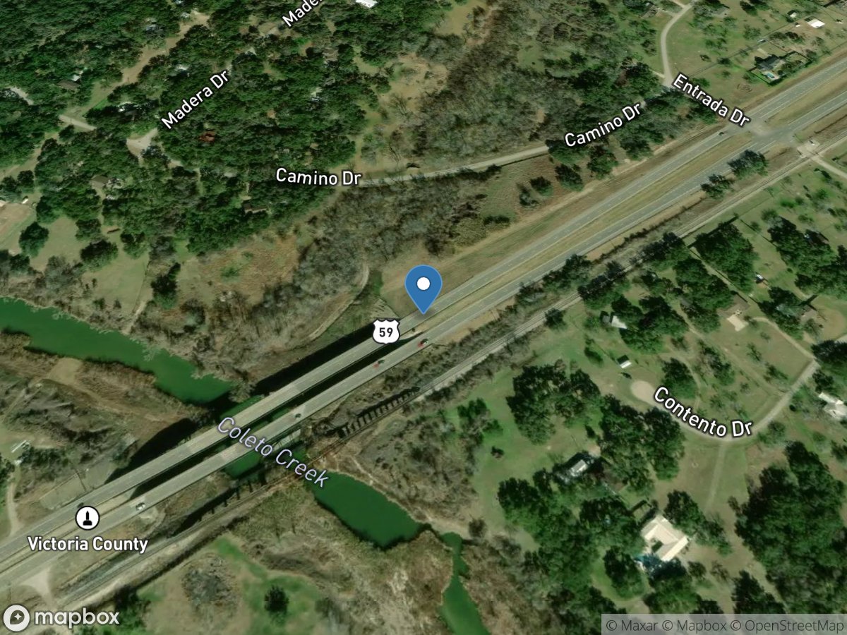 Coleto Creek near Victoria, TX location