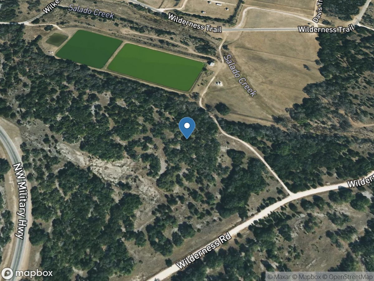 Salado Creek at Wilderness Rd, San Antonio, TX location