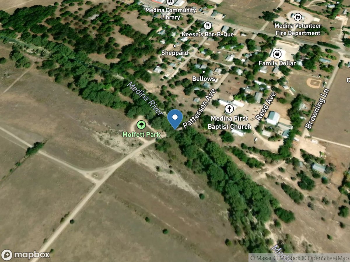 Medina Rv at Patterson Road at Medina, TX location