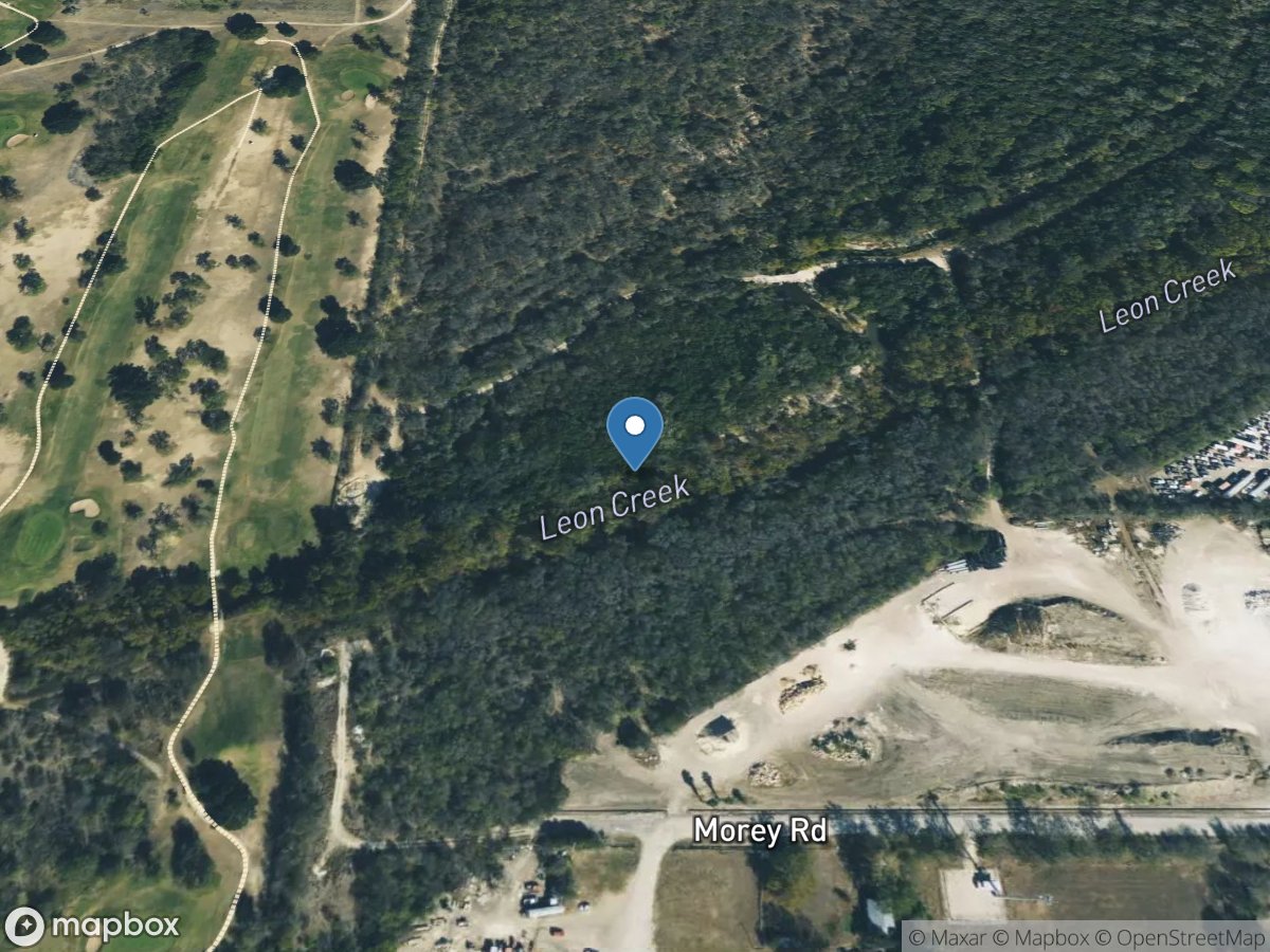 Leon Creek at Morey Rd, San Antonio, TX location