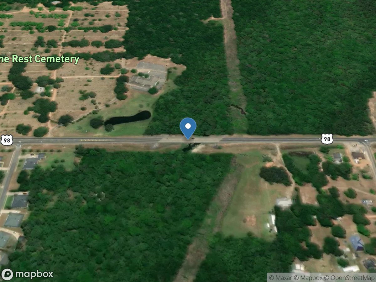 Magnolia River at US 98 near Foley, Alabama location