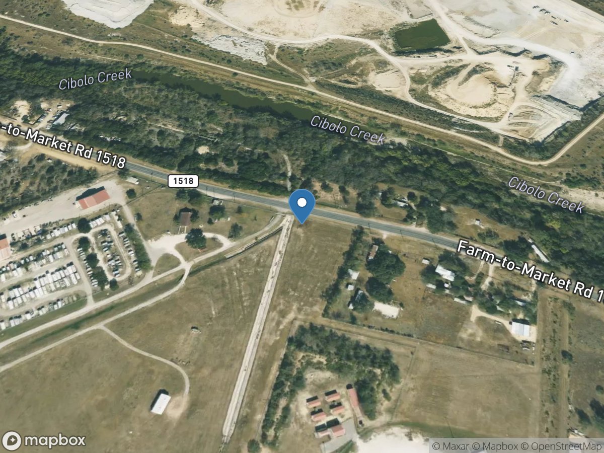 Randolph AFB West Drain near Shertz, TX location