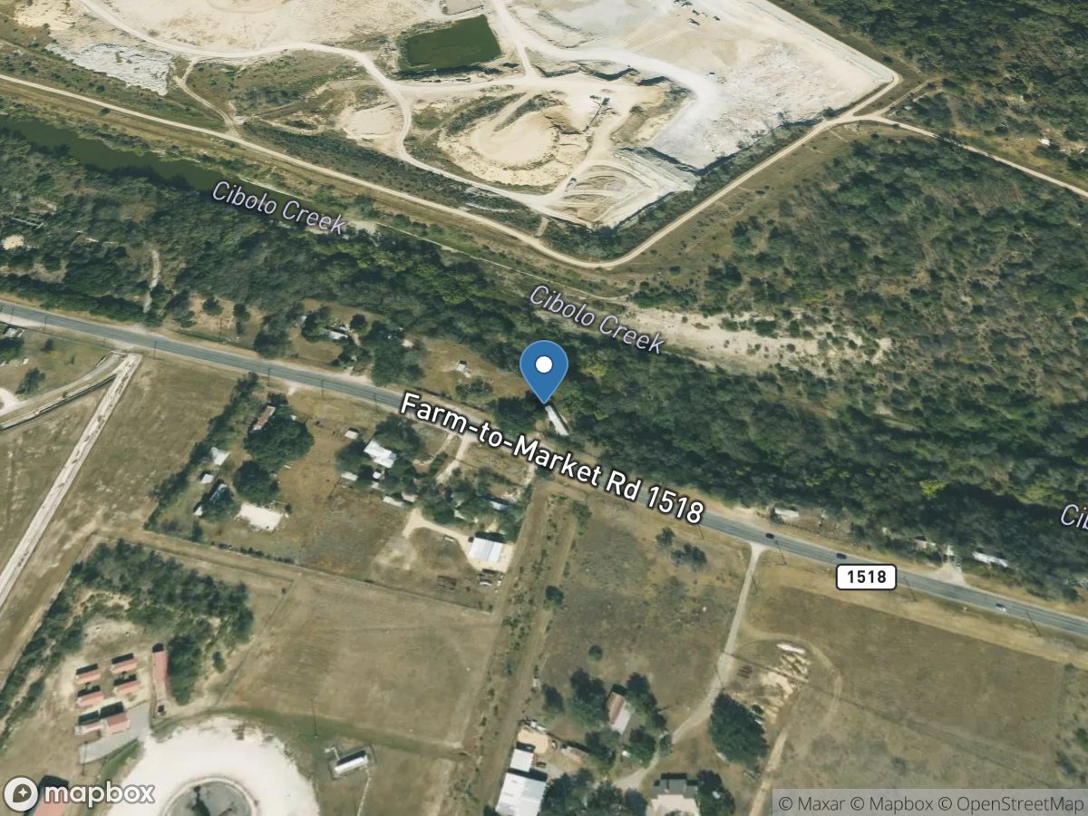 Randolph AFB East Drain near Shertz, TX location