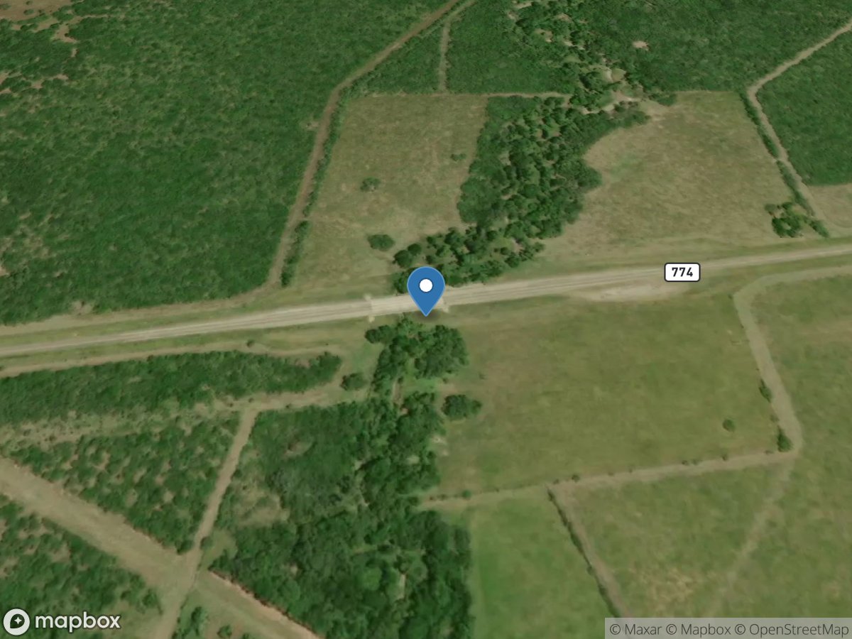 Copano Creek near Refugio, TX location