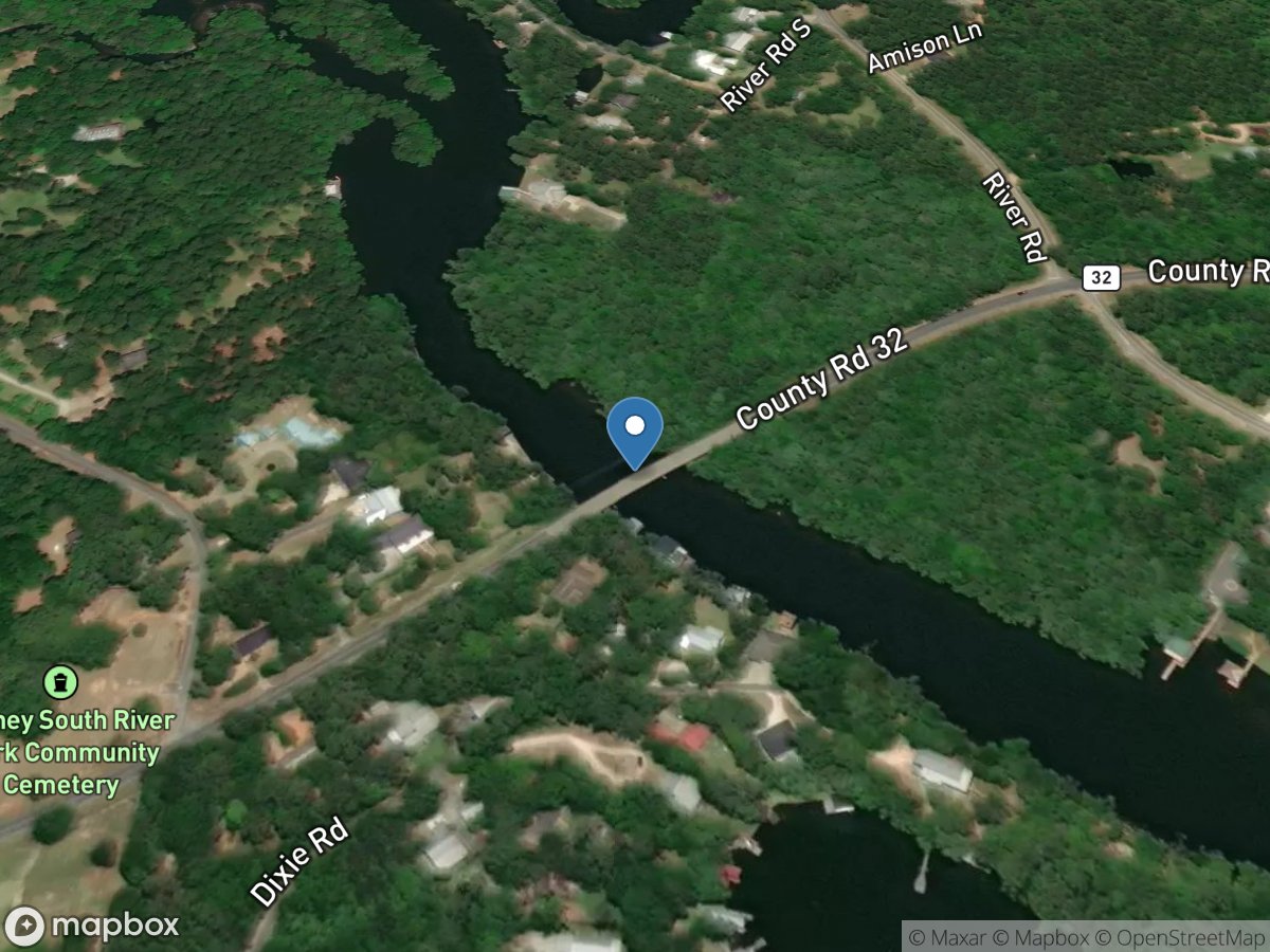 Fish River near Marlow, AL location