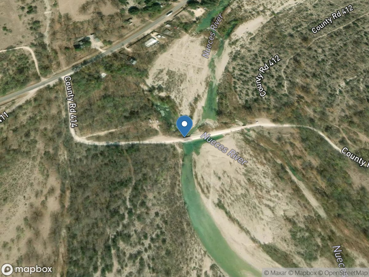 Nueces Rv at Creek 414 at Montell, TX location