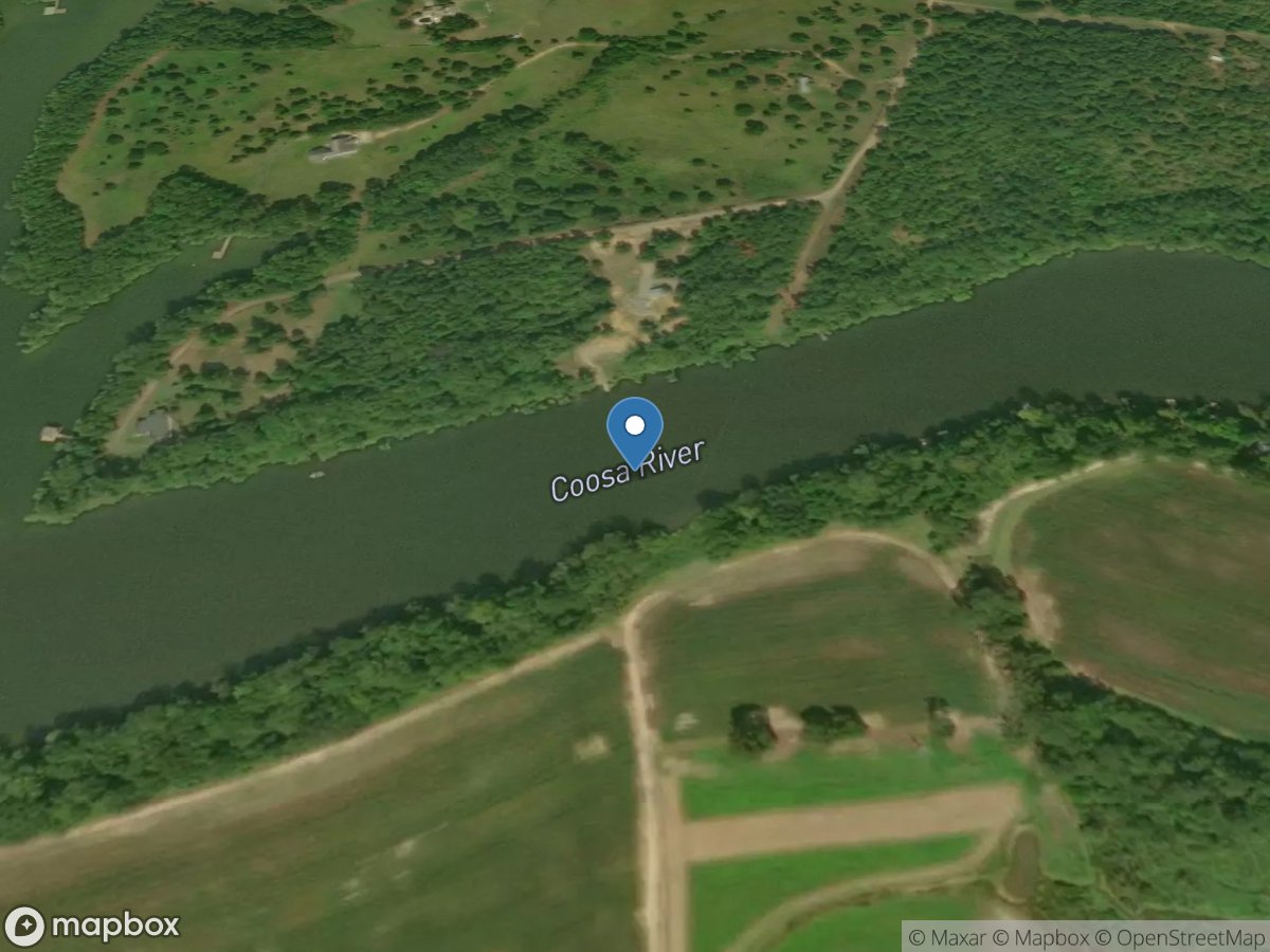 Coosa River at State Line, AL/GA location