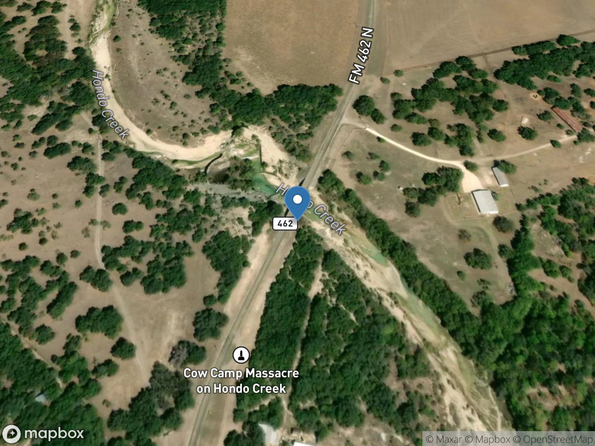 Hondo Creek near Tarpley, TX location