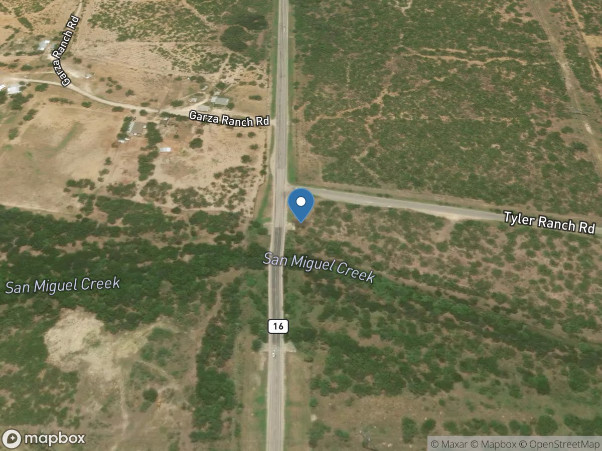 San Miguel Creek near Tilden, TX location