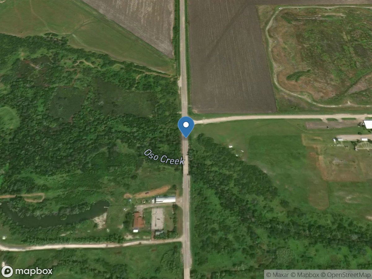 Oso Creek at Corpus Christi, TX location