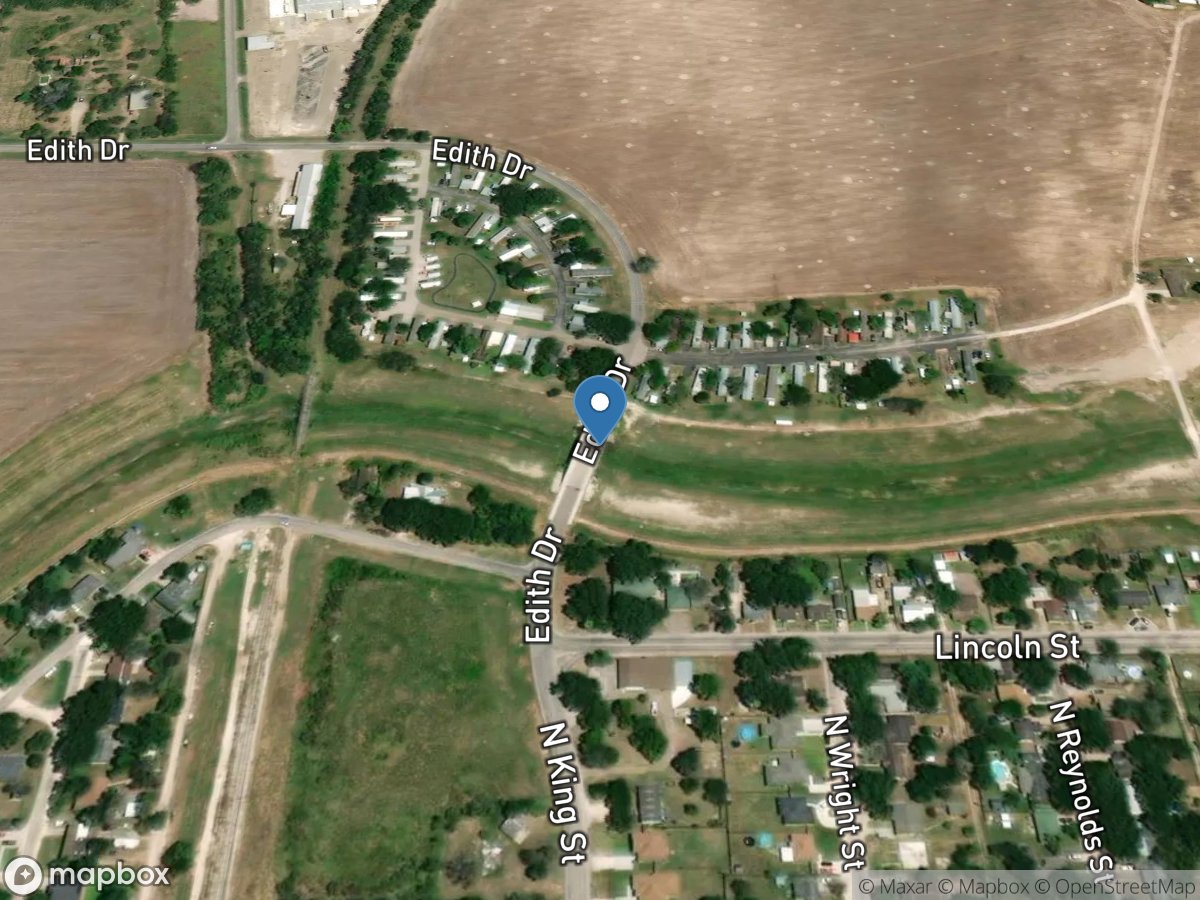 San Diego Creek at Alice, TX location