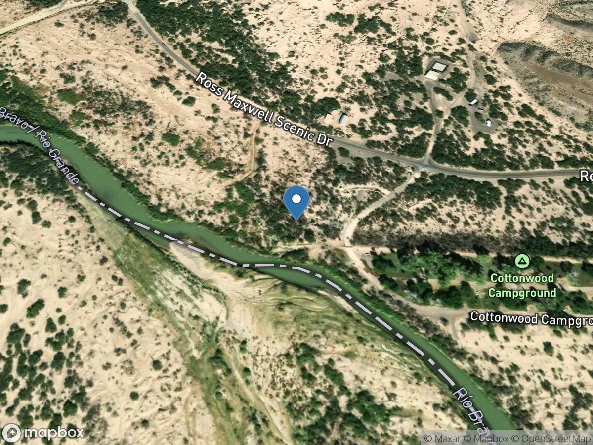 Rio Grande near Castolon, TX location