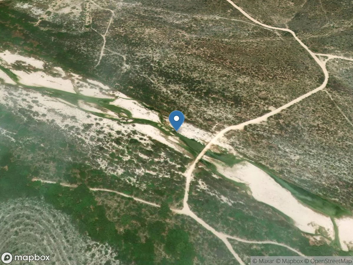 Independence Creek near Sheffield, TX location