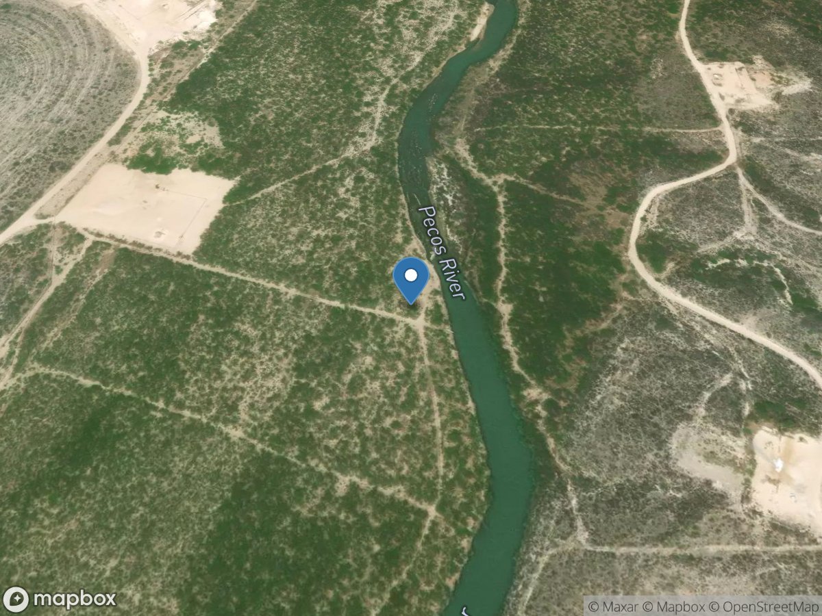 Pecos Rv at Brotherton Rh near Pandale, TX location