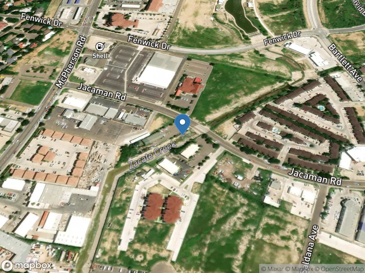 Zacate Creek at Jacaman Rd, Laredo, TX location