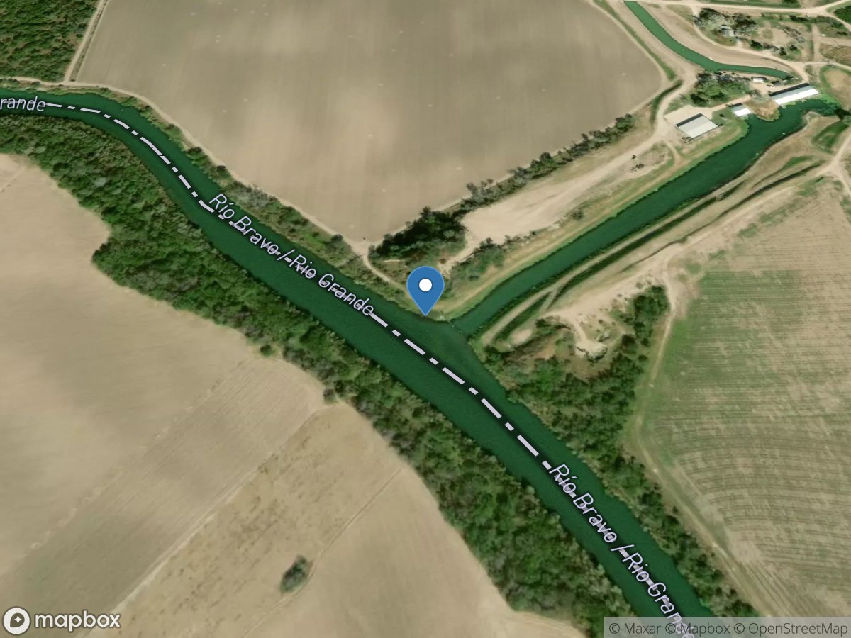 Rio Grande near Los Indios, TX location